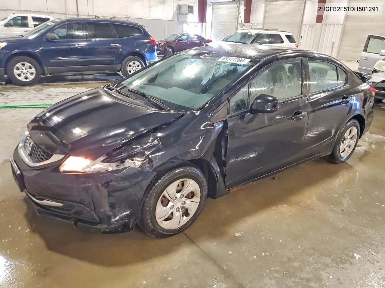 HONDA CIVIC 2013, VIN 2HGFB2F51DH501291