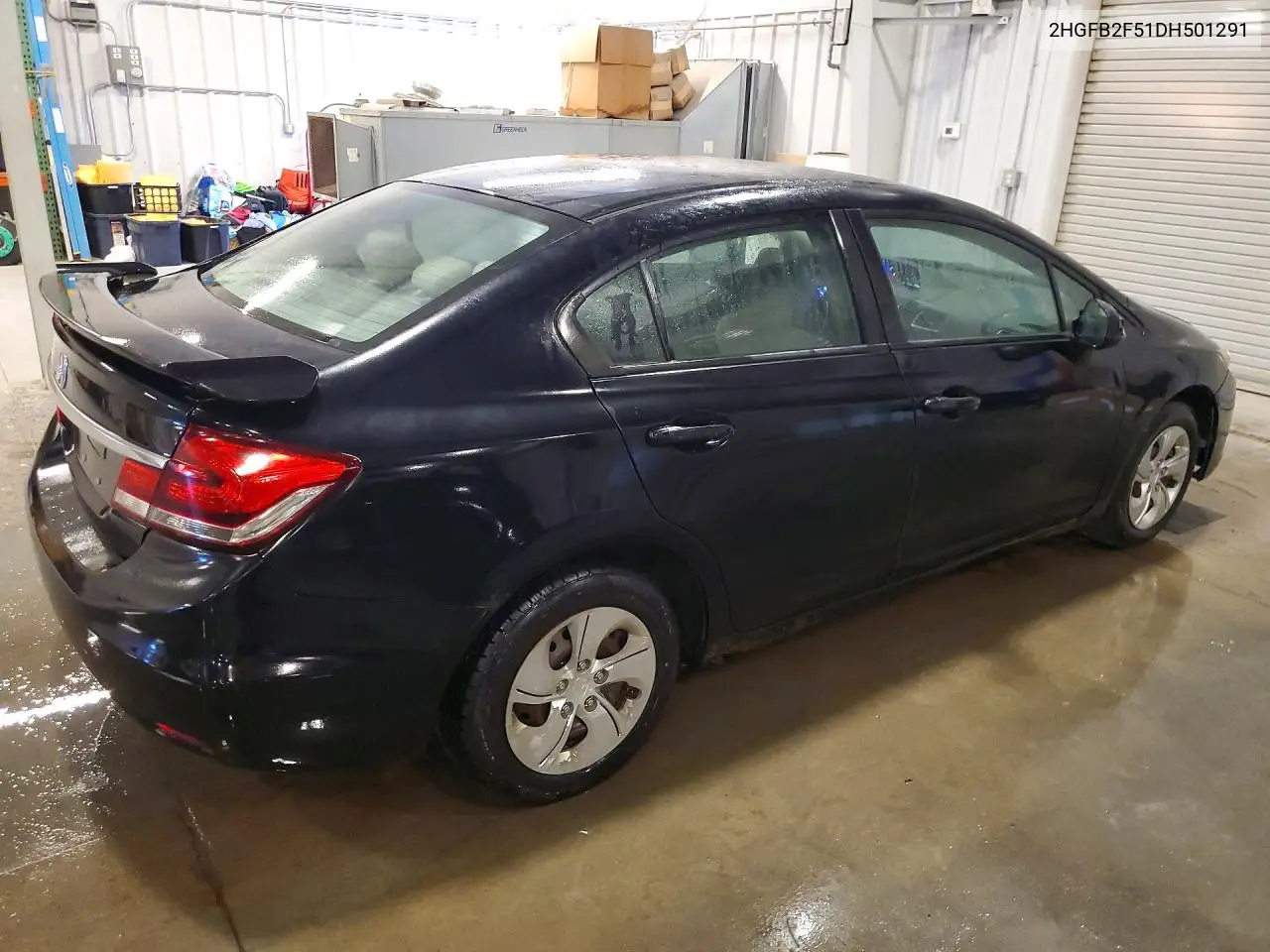 2013 HONDA CIVIC VIN 2HGFB2F51DH501291 — фото 3