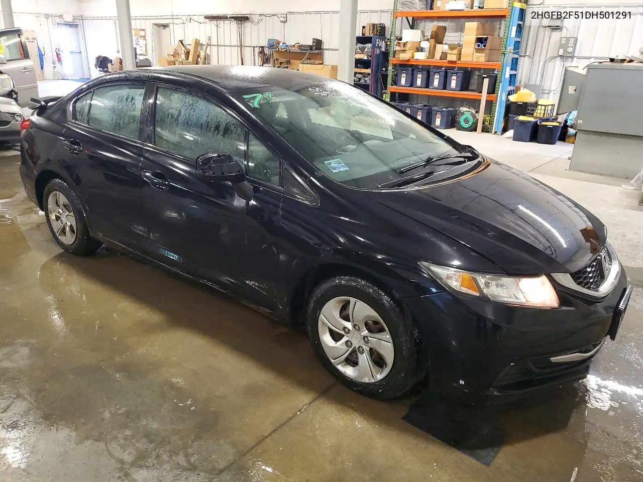 2013 HONDA CIVIC VIN 2HGFB2F51DH501291 — фото 4