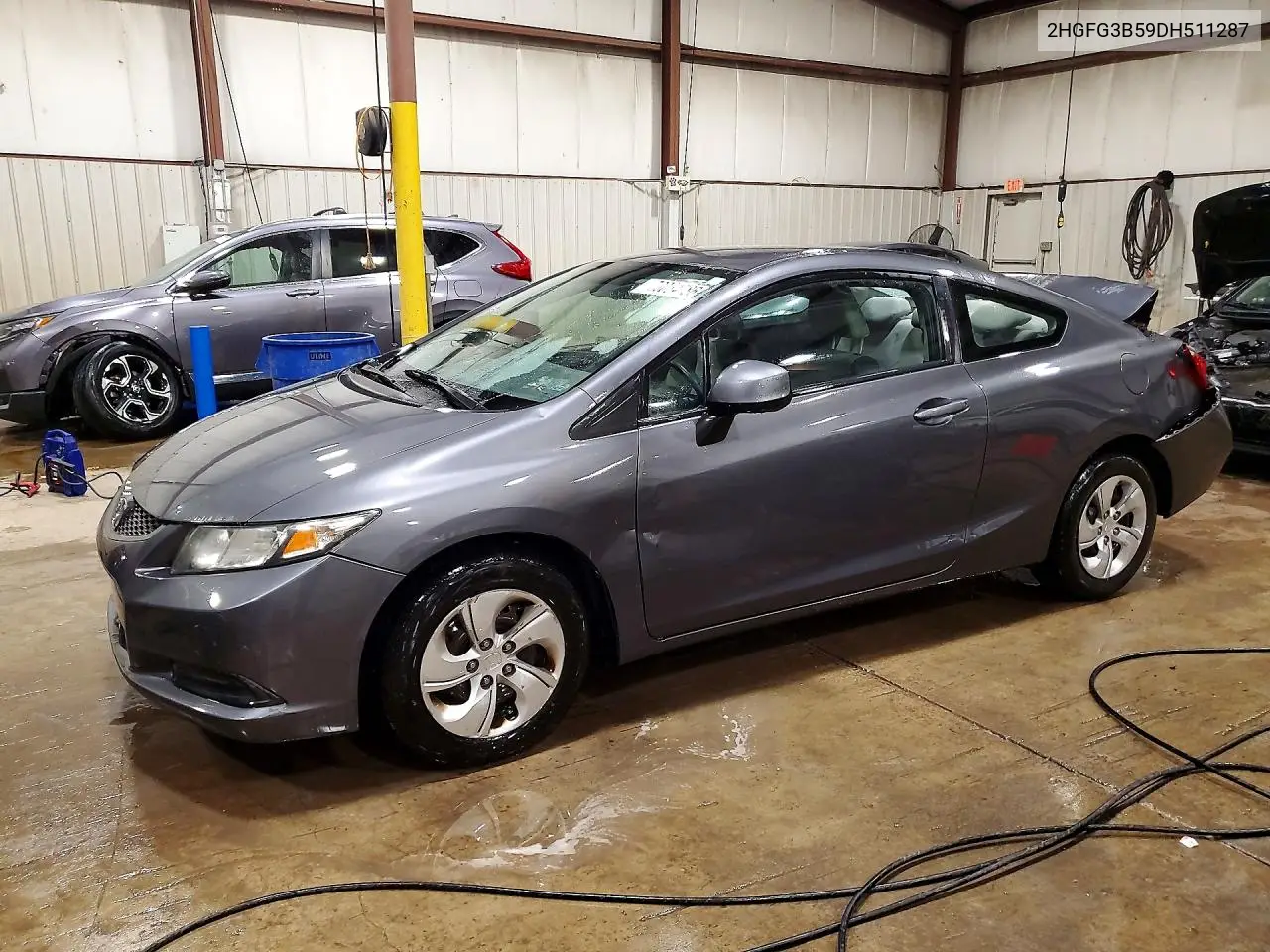 HONDA CIVIC 2013, VIN 2HGFG3B59DH511287