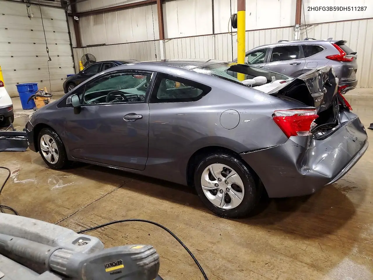 2013 HONDA CIVIC VIN 2HGFG3B59DH511287 — фото 2