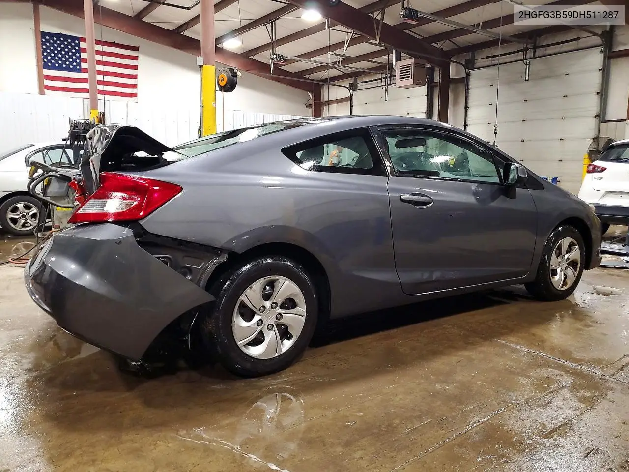 2013 HONDA CIVIC VIN 2HGFG3B59DH511287 — фото 3