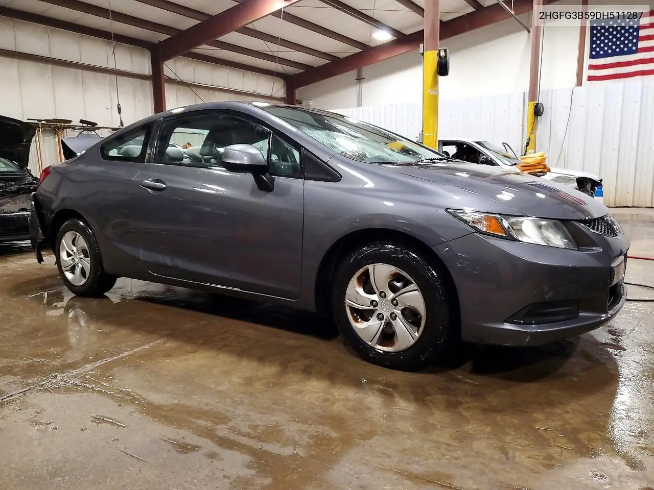 2013 HONDA CIVIC VIN 2HGFG3B59DH511287 — фото 4
