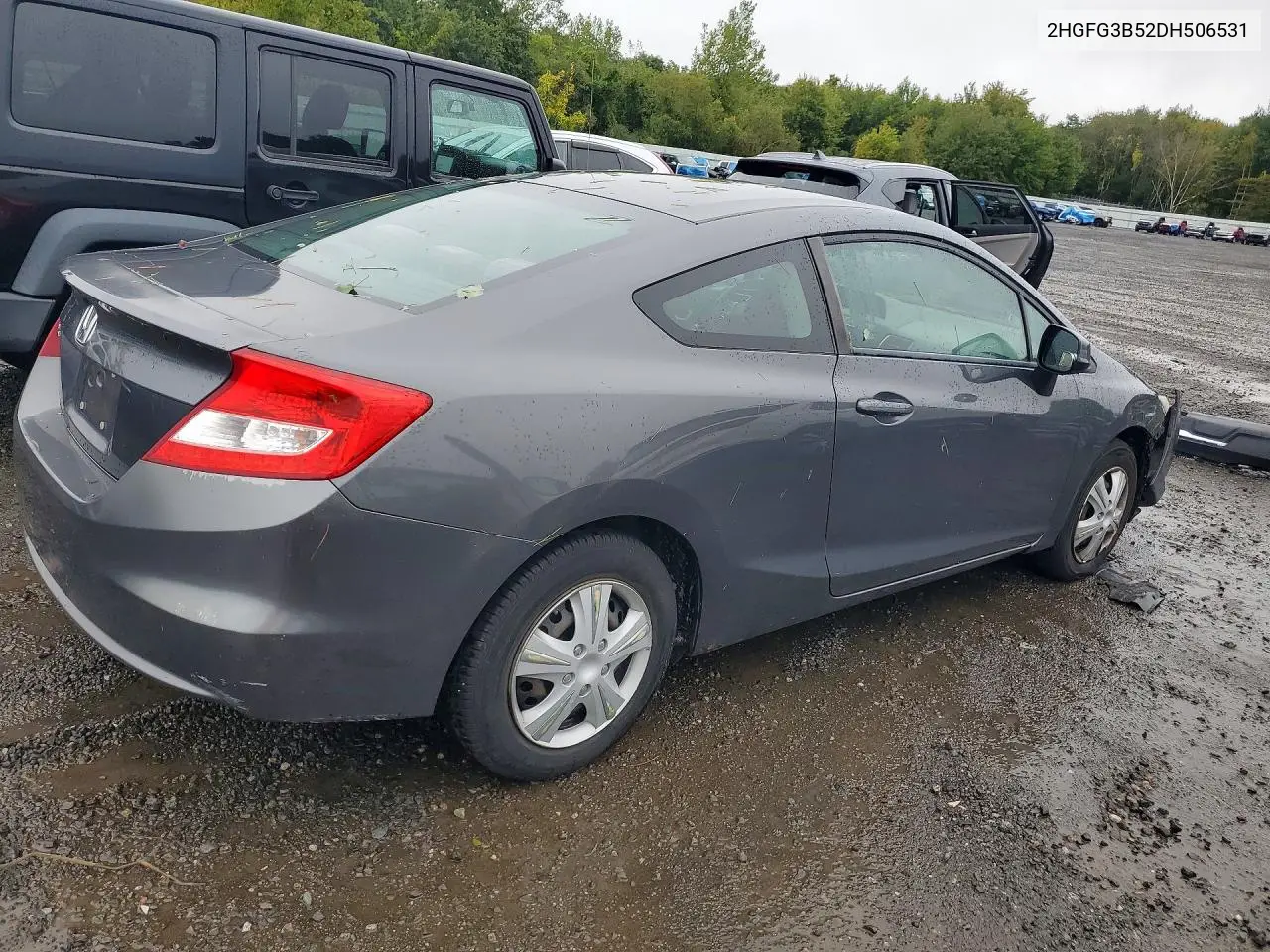 2013 HONDA CIVIC VIN 2HGFG3B52DH506531 — фото 3