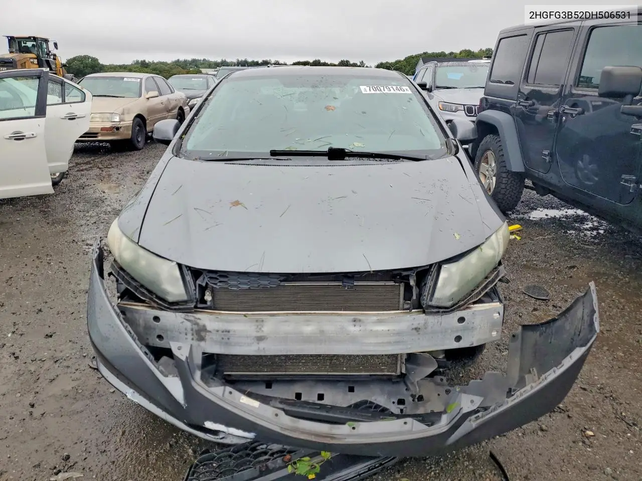 2013 HONDA CIVIC VIN 2HGFG3B52DH506531 — фото 5