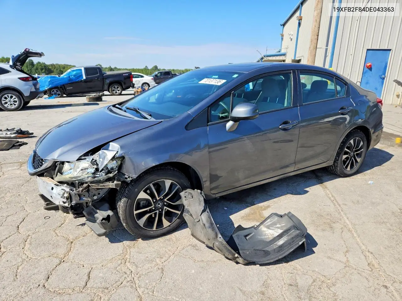 HONDA CIVIC 2013, VIN 19XFB2F84DE043363
