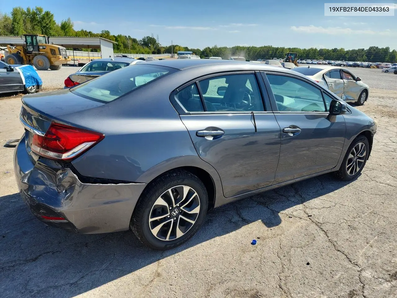 2013 HONDA CIVIC VIN 19XFB2F84DE043363 — фото 3