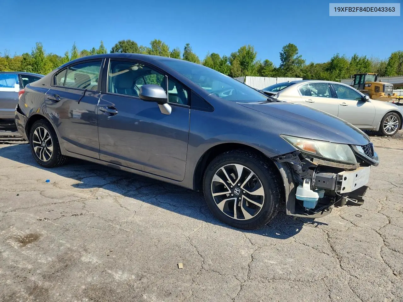 2013 HONDA CIVIC VIN 19XFB2F84DE043363 — фото 4