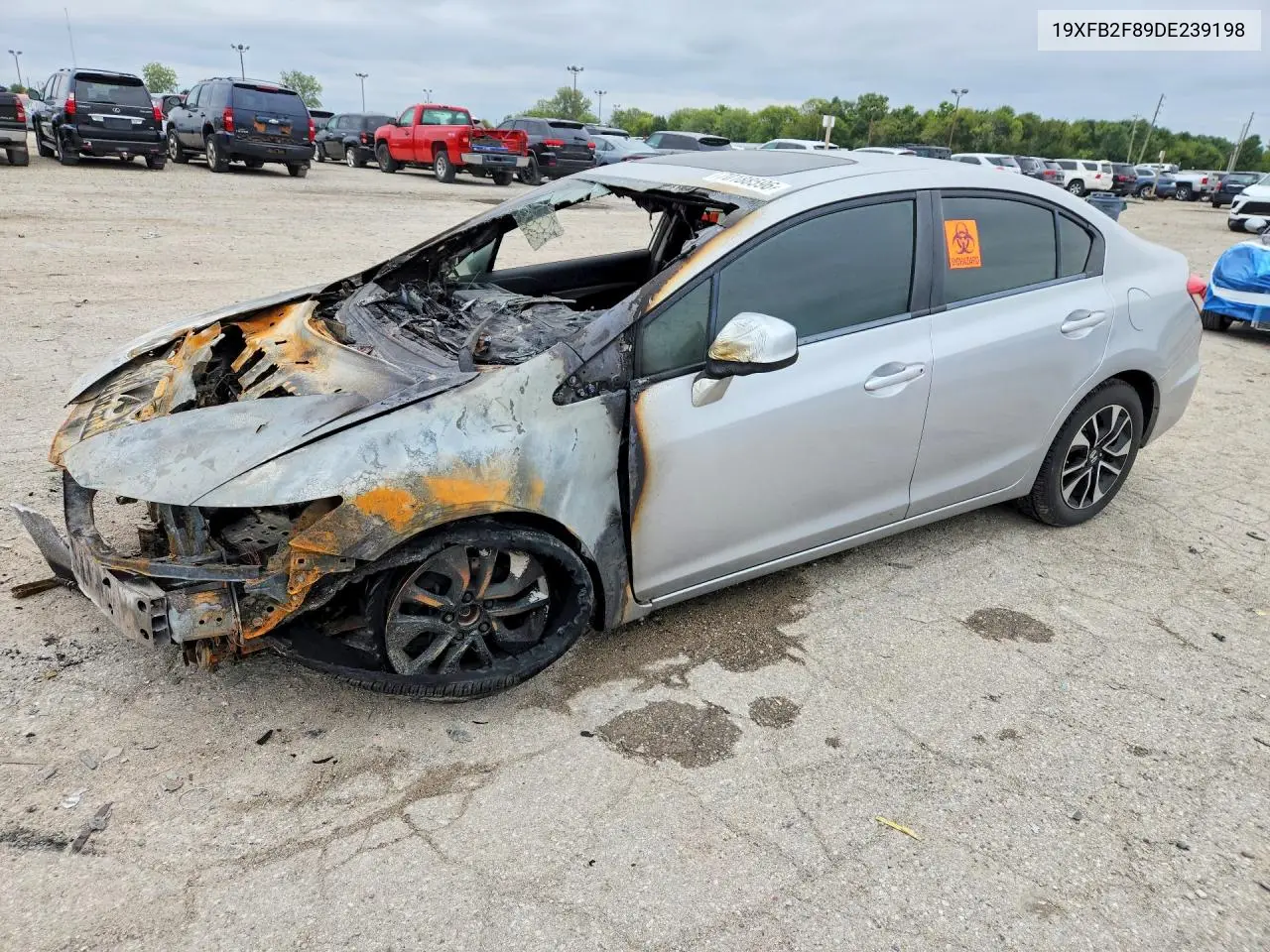 HONDA CIVIC 2013, VIN 19XFB2F89DE239198