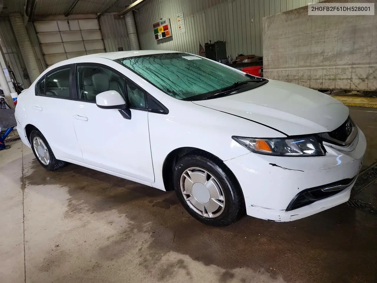 2013 HONDA CIVIC VIN 2HGFB2F61DH528001 — фото 4