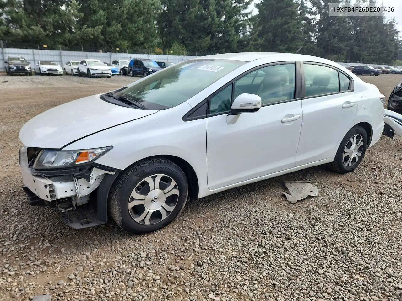 HONDA CIVIC 2013, VIN 19XFB4F26DE201466