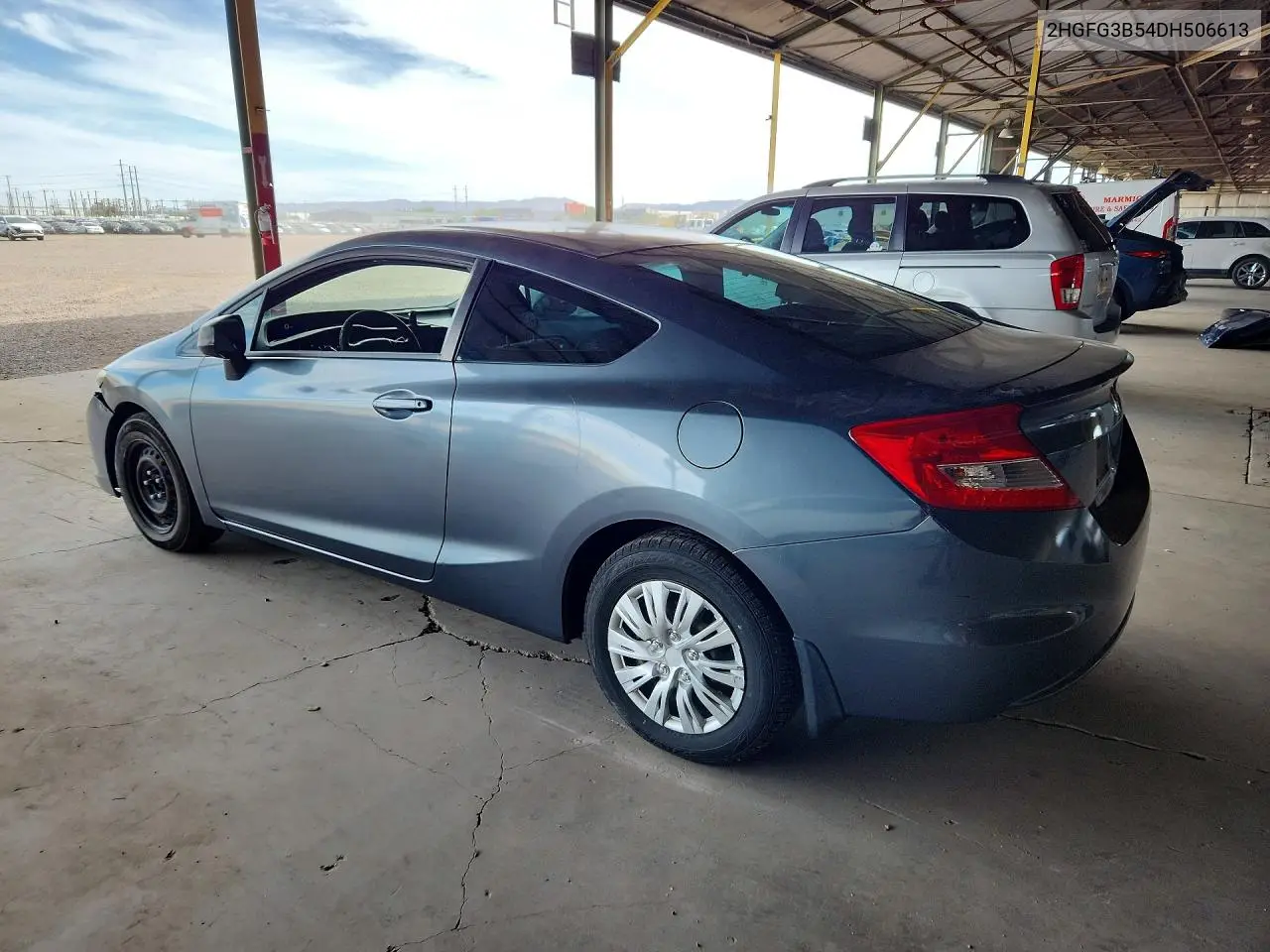 2013 HONDA CIVIC VIN 2HGFG3B54DH506613 — фото 2