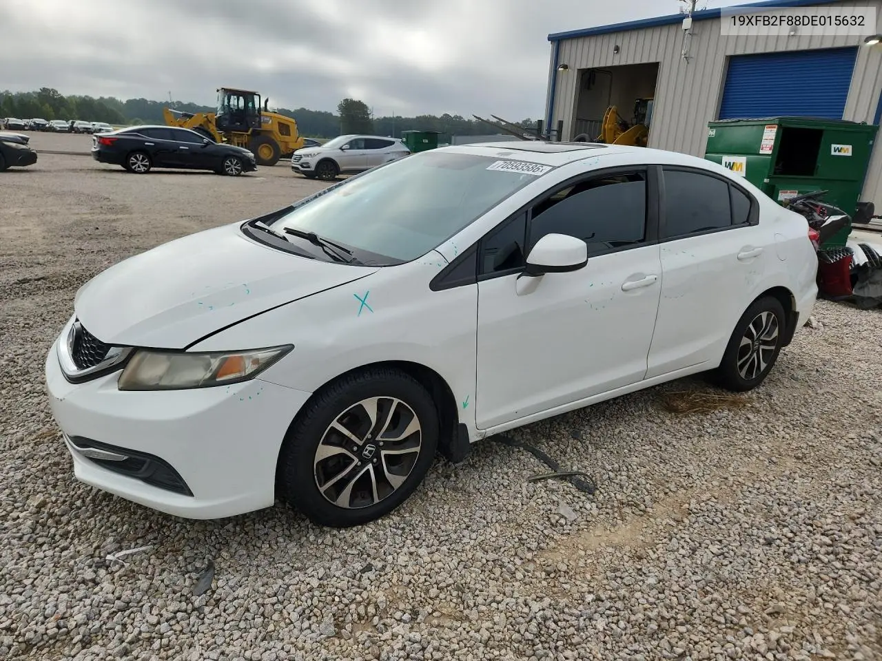 HONDA CIVIC 2013, VIN 19XFB2F88DE015632