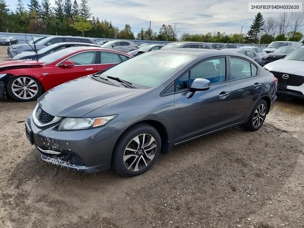 HONDA CIVIC 2013, VIN 2HGFB2F54DH032620