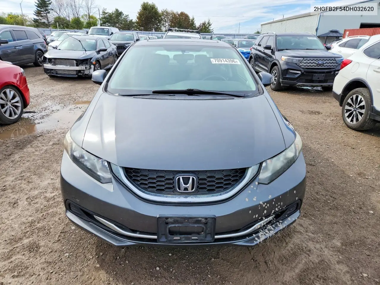 2013 HONDA CIVIC VIN 2HGFB2F54DH032620 — фото 5