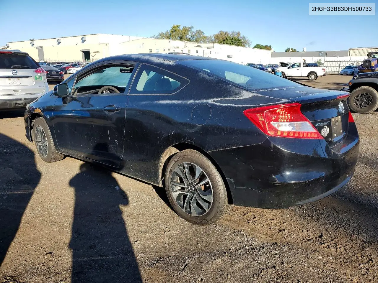 2013 HONDA CIVIC VIN 2HGFG3B83DH500733 — фото 2