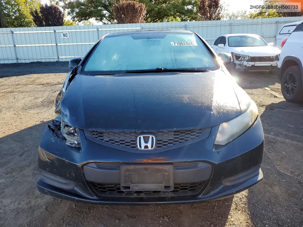 2013 HONDA CIVIC VIN 2HGFG3B83DH500733 — фото 5
