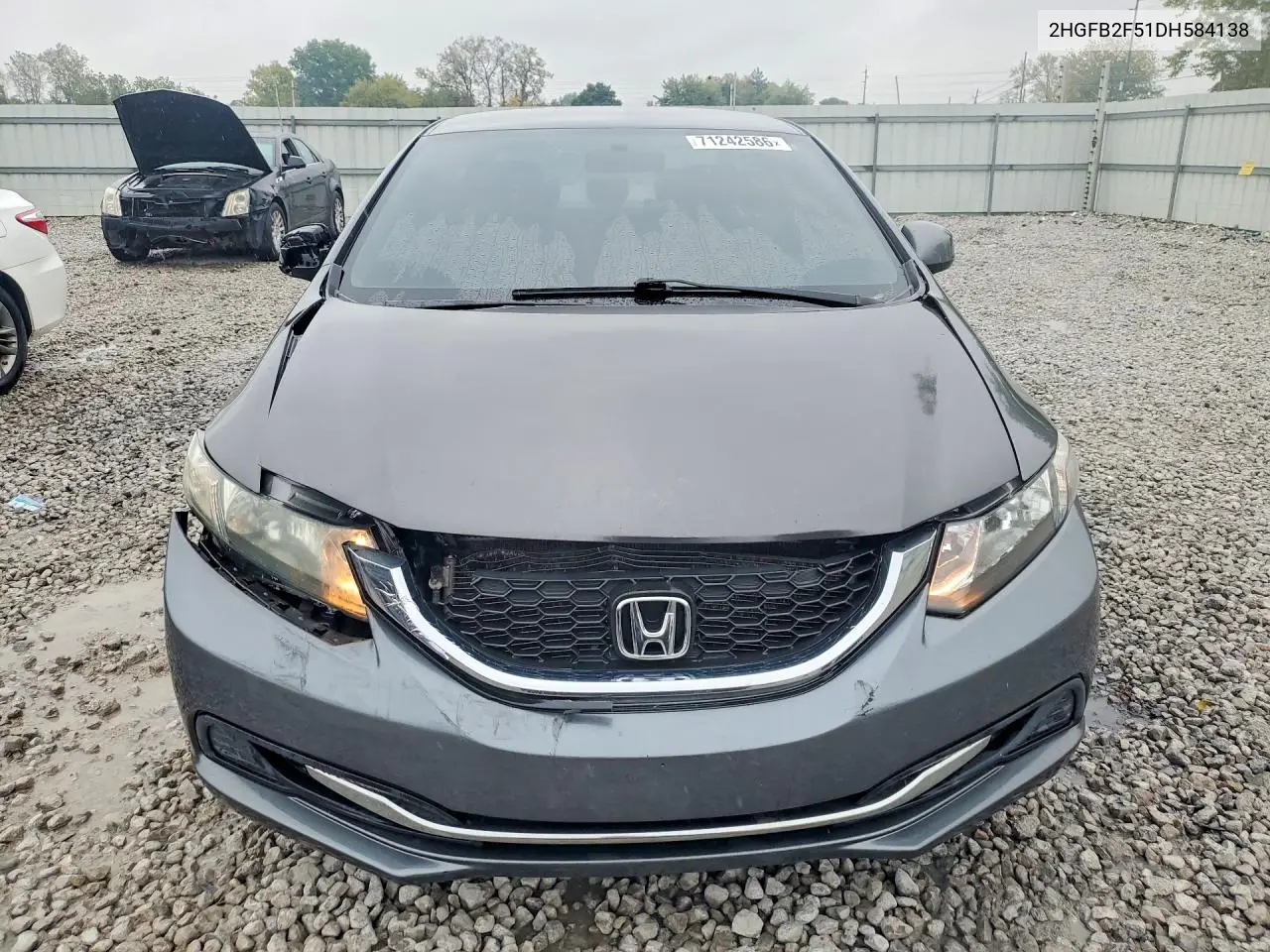 2013 HONDA CIVIC VIN 2HGFB2F51DH584138 — фото 5