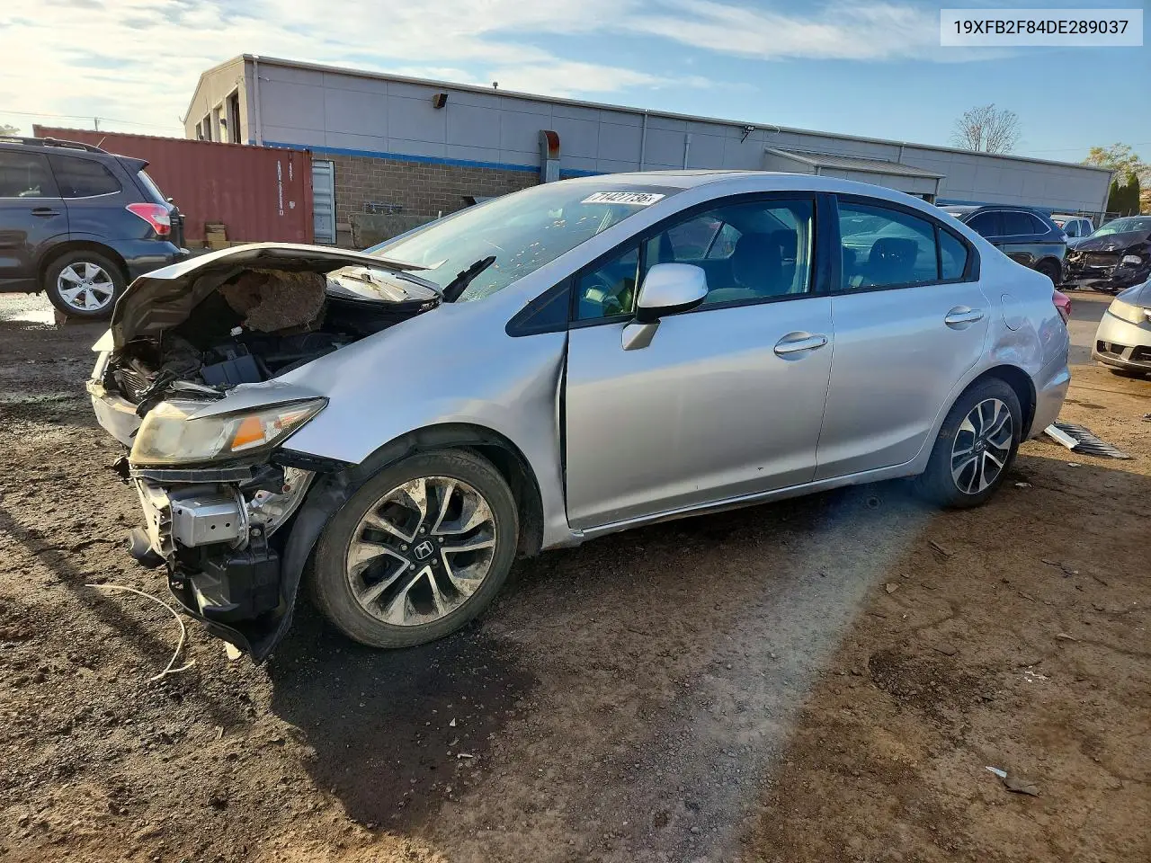 HONDA CIVIC 2013, VIN 19XFB2F84DE289037