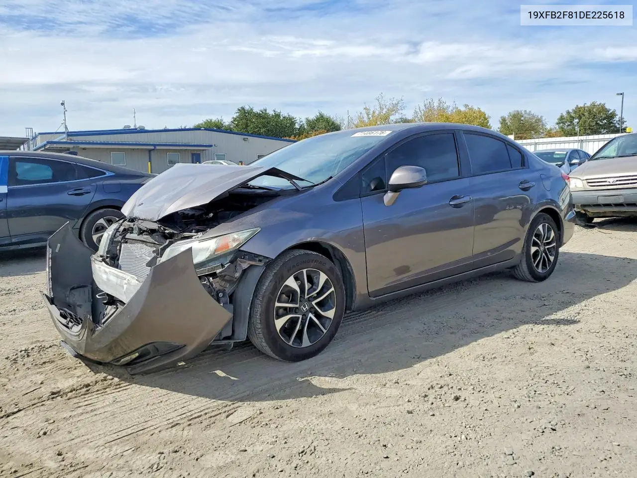 HONDA CIVIC 2013, VIN 19XFB2F81DE225618