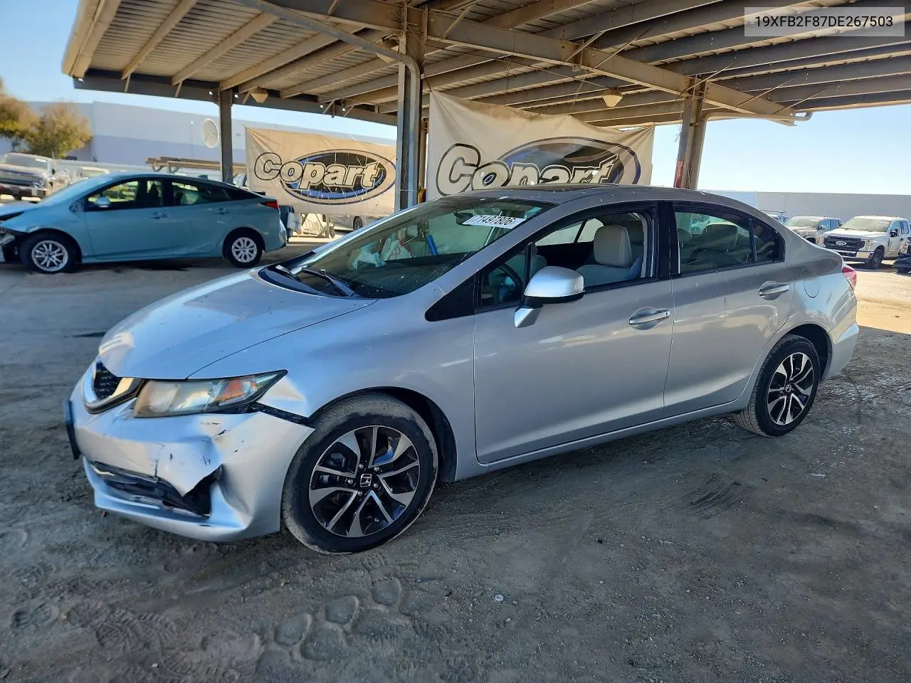 HONDA CIVIC 2013, VIN 19XFB2F87DE267503