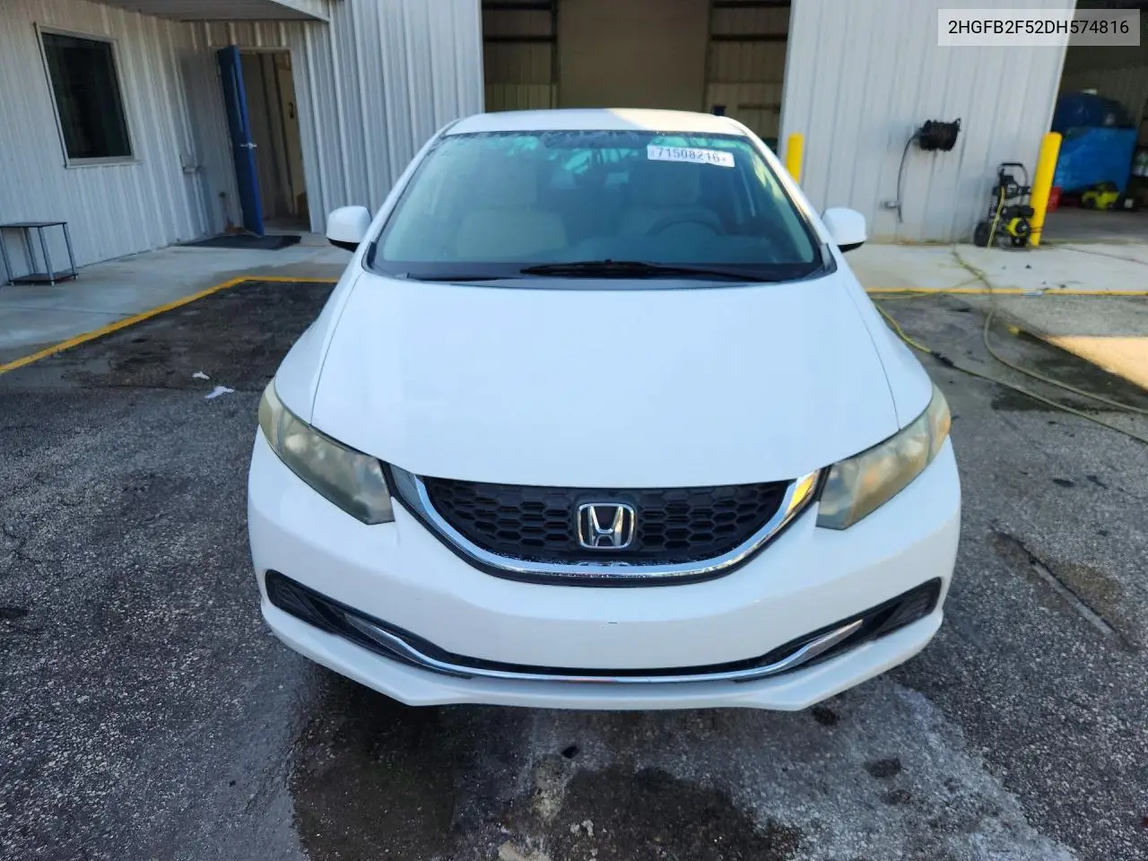 2013 HONDA CIVIC VIN 2HGFB2F52DH574816 — фото 5