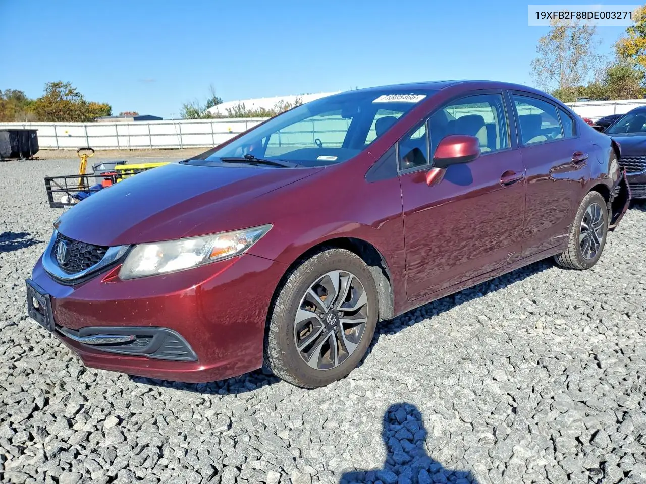 HONDA CIVIC 2013, VIN 19XFB2F88DE003271