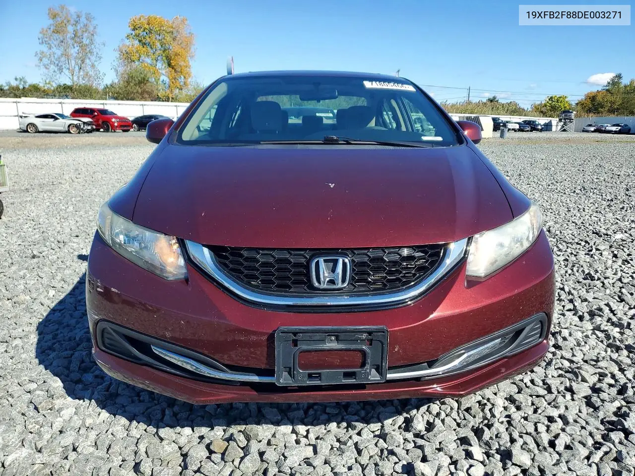 2013 HONDA CIVIC VIN 19XFB2F88DE003271 — фото 5