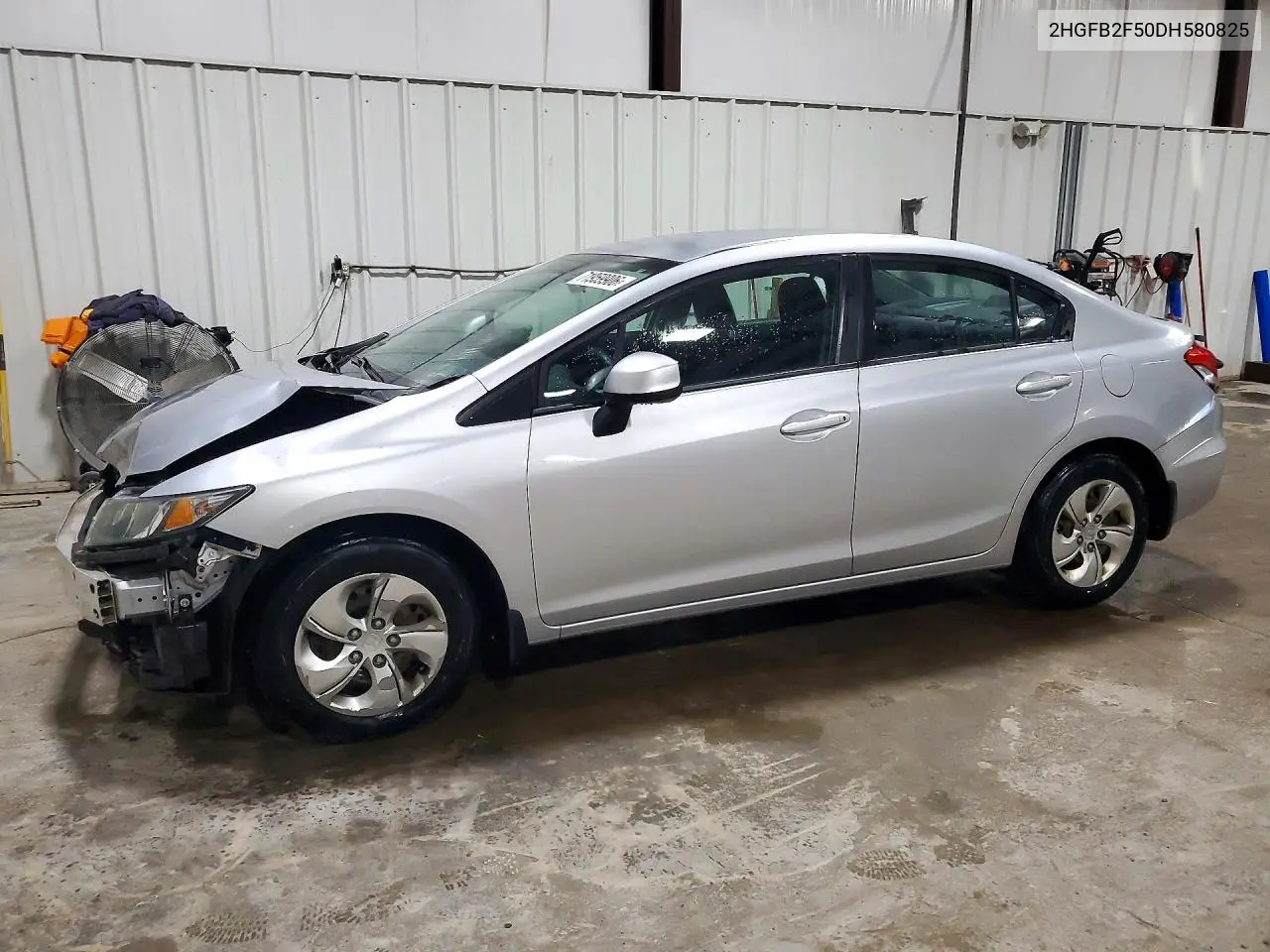 HONDA CIVIC 2013, VIN 2HGFB2F50DH580825