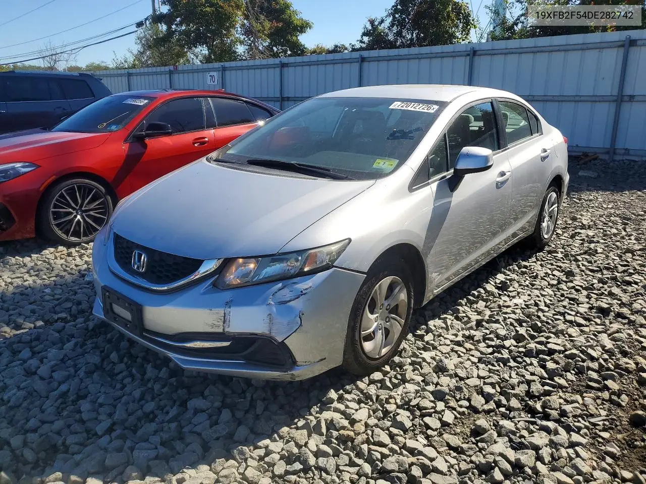 HONDA CIVIC 2013, VIN 19XFB2F54DE282742