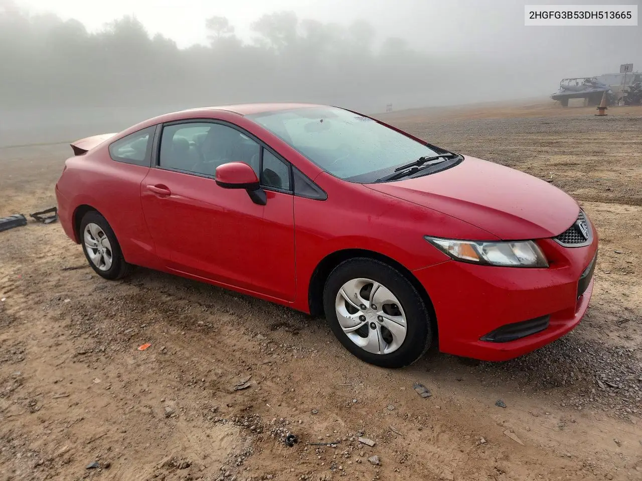 2013 HONDA CIVIC VIN 2HGFG3B53DH513665 — фото 4