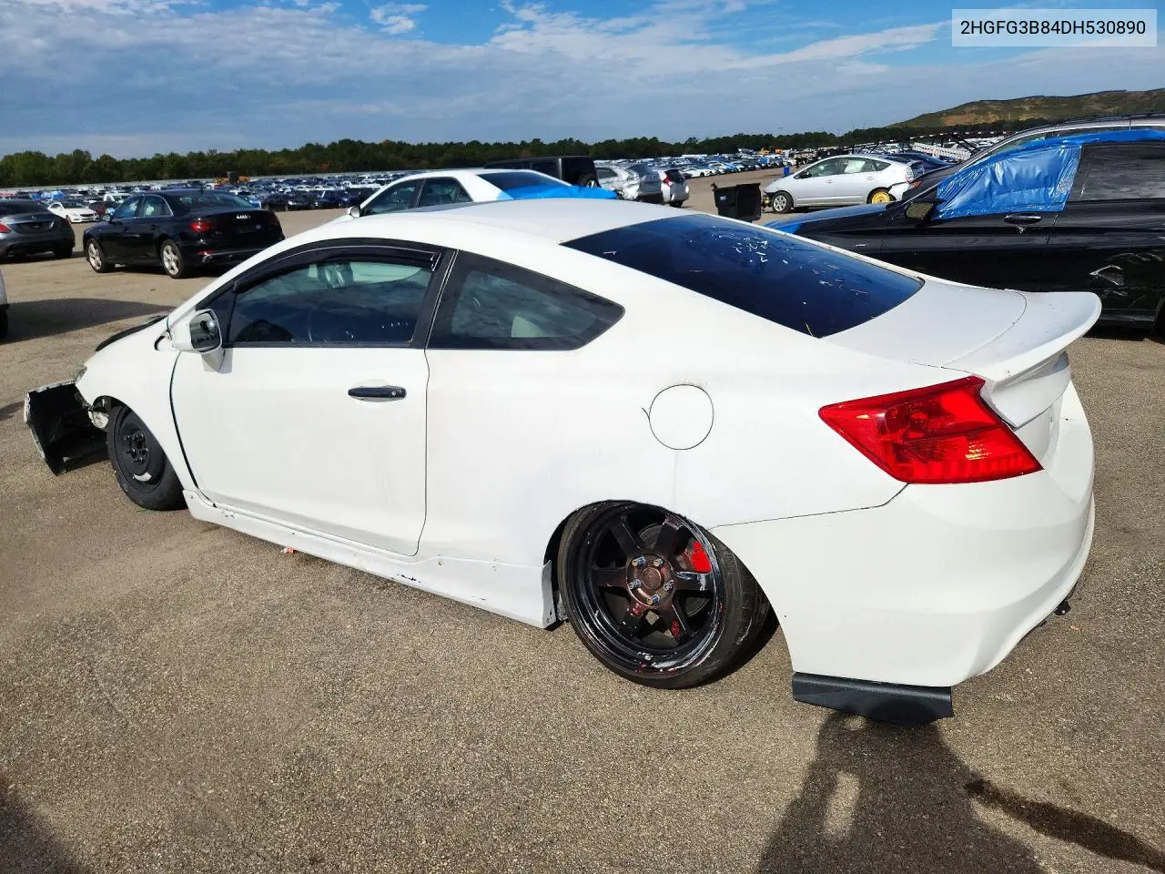 2013 HONDA CIVIC VIN 2HGFG3B84DH530890 — фото 2