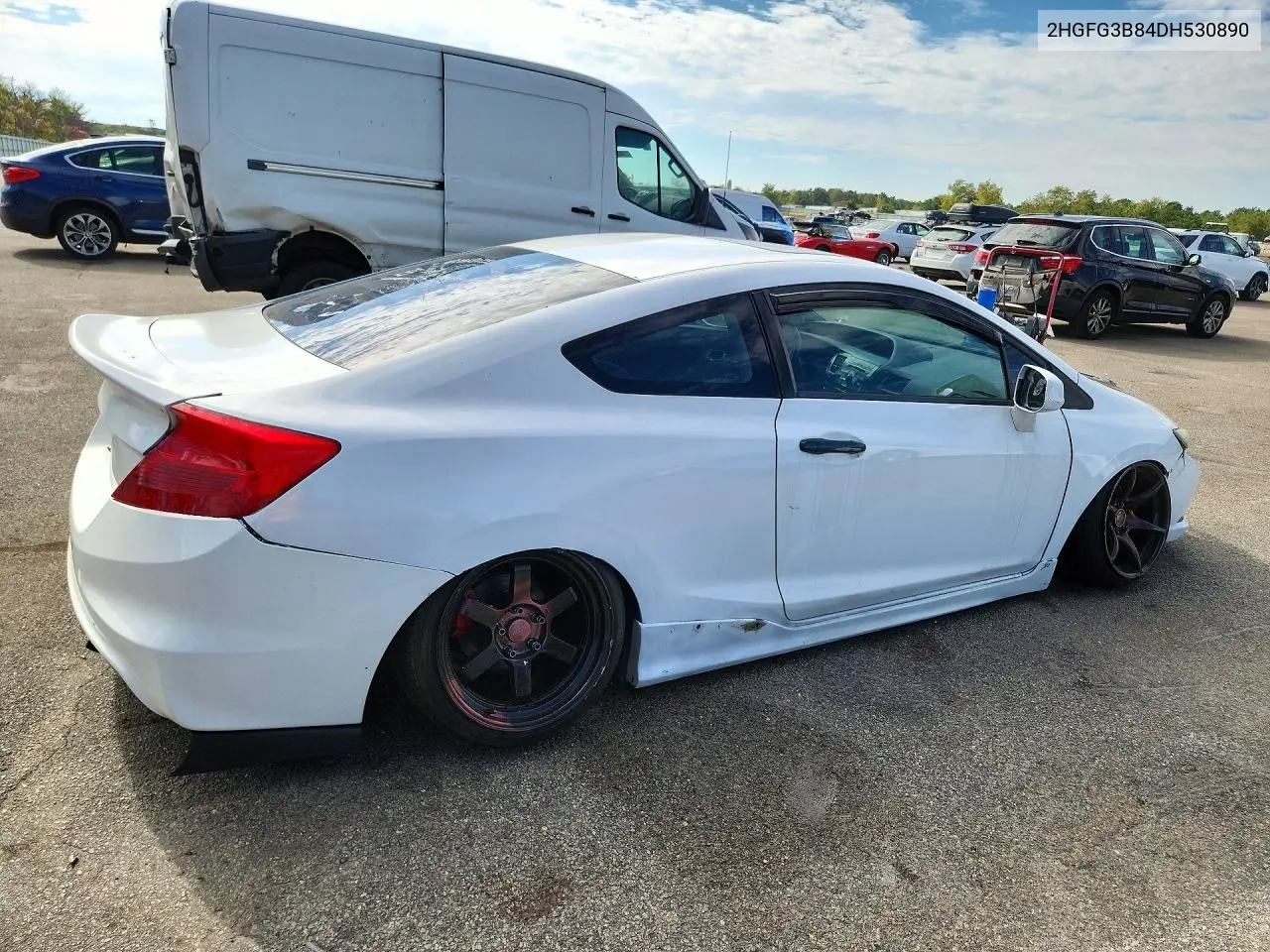 2013 HONDA CIVIC VIN 2HGFG3B84DH530890 — фото 3