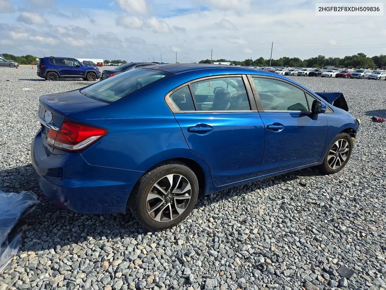 2013 HONDA CIVIC VIN 2HGFB2F8XDH509836 — фото 3