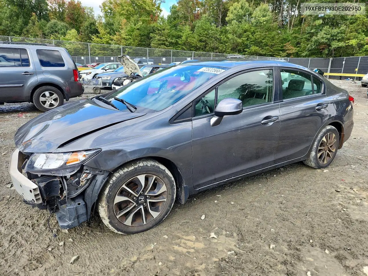 HONDA CIVIC 2013, VIN 19XFB2F93DE202950