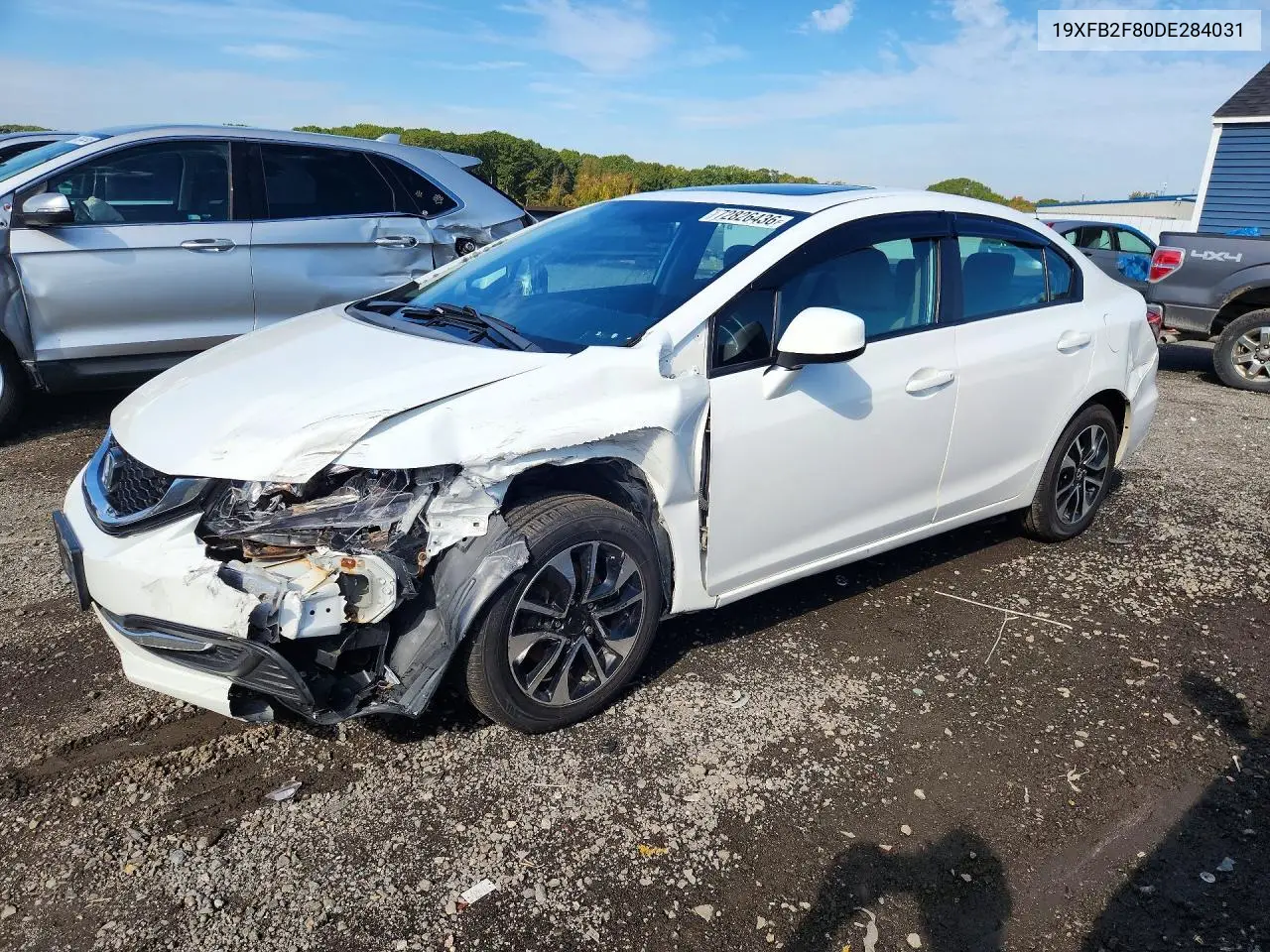 HONDA CIVIC 2013, VIN 19XFB2F80DE284031