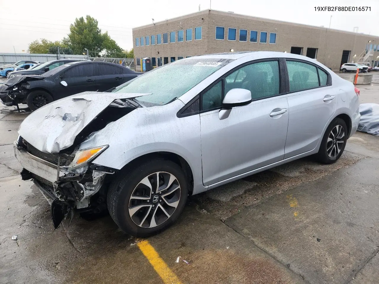 HONDA CIVIC 2013, VIN 19XFB2F88DE016571