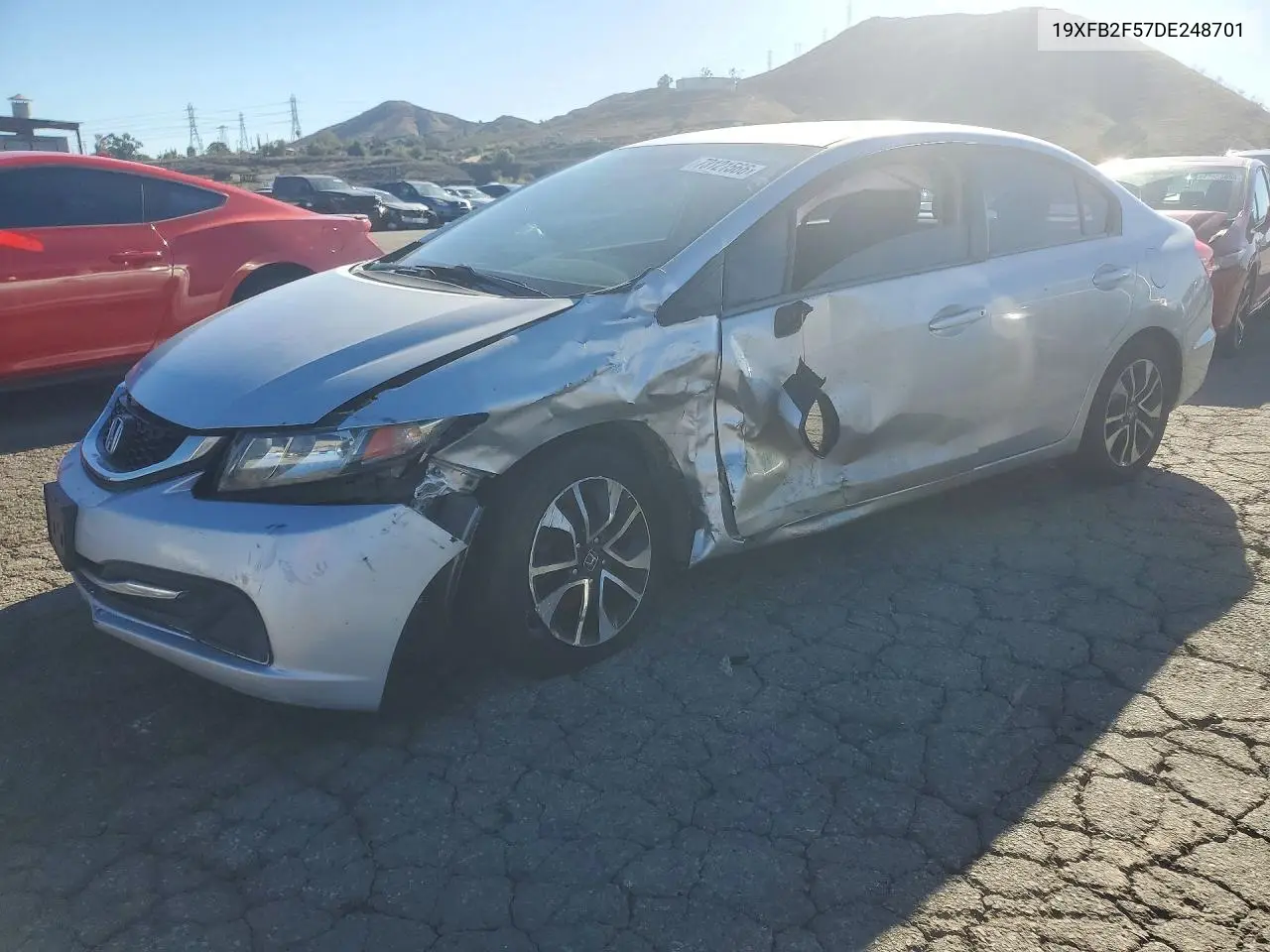 HONDA CIVIC 2013, VIN 19XFB2F57DE248701