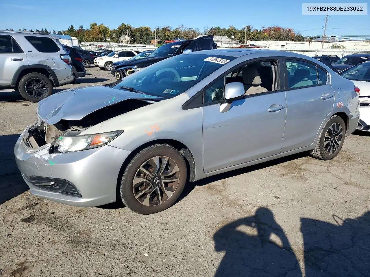 HONDA CIVIC 2013, VIN 19XFB2F88DE233022