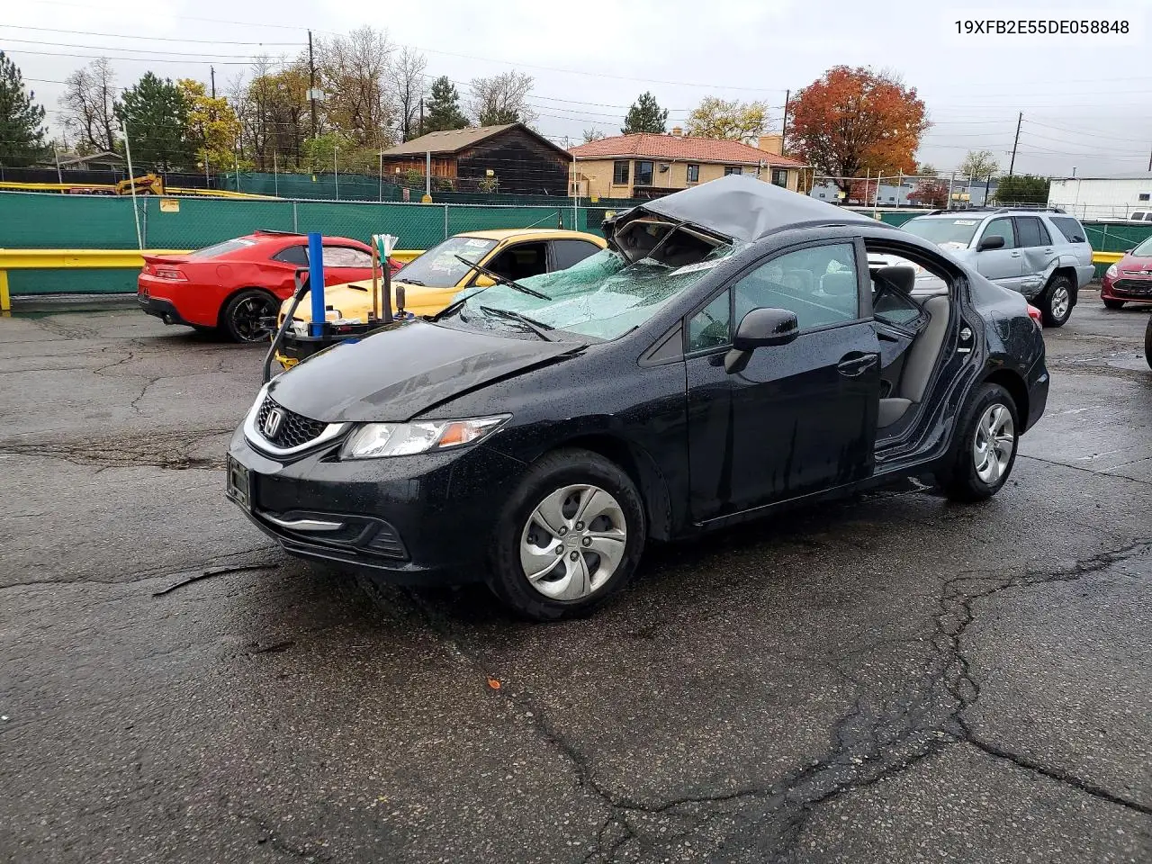 HONDA CIVIC 2013, VIN 19XFB2E55DE058848