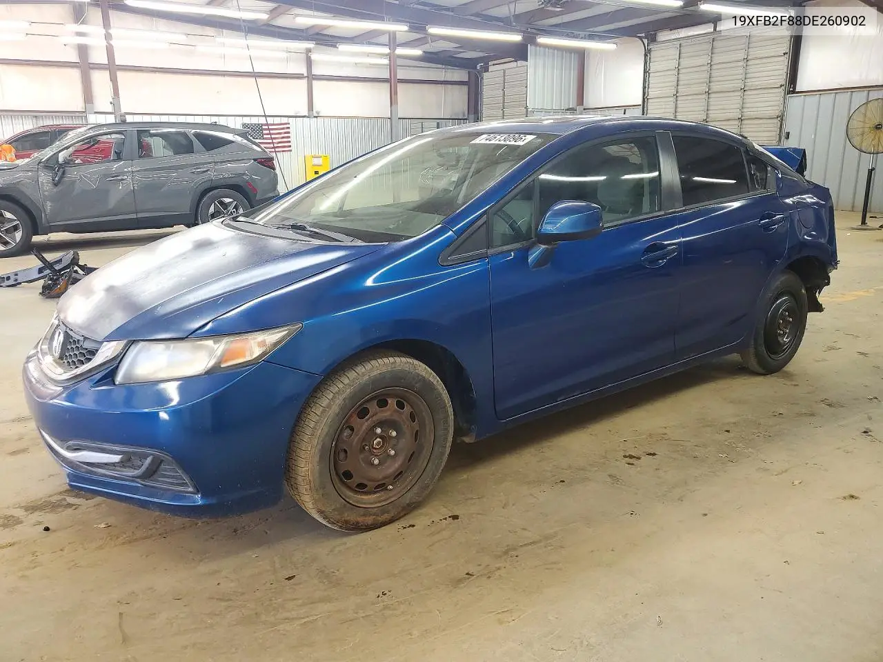 HONDA CIVIC 2013, VIN 19XFB2F88DE260902