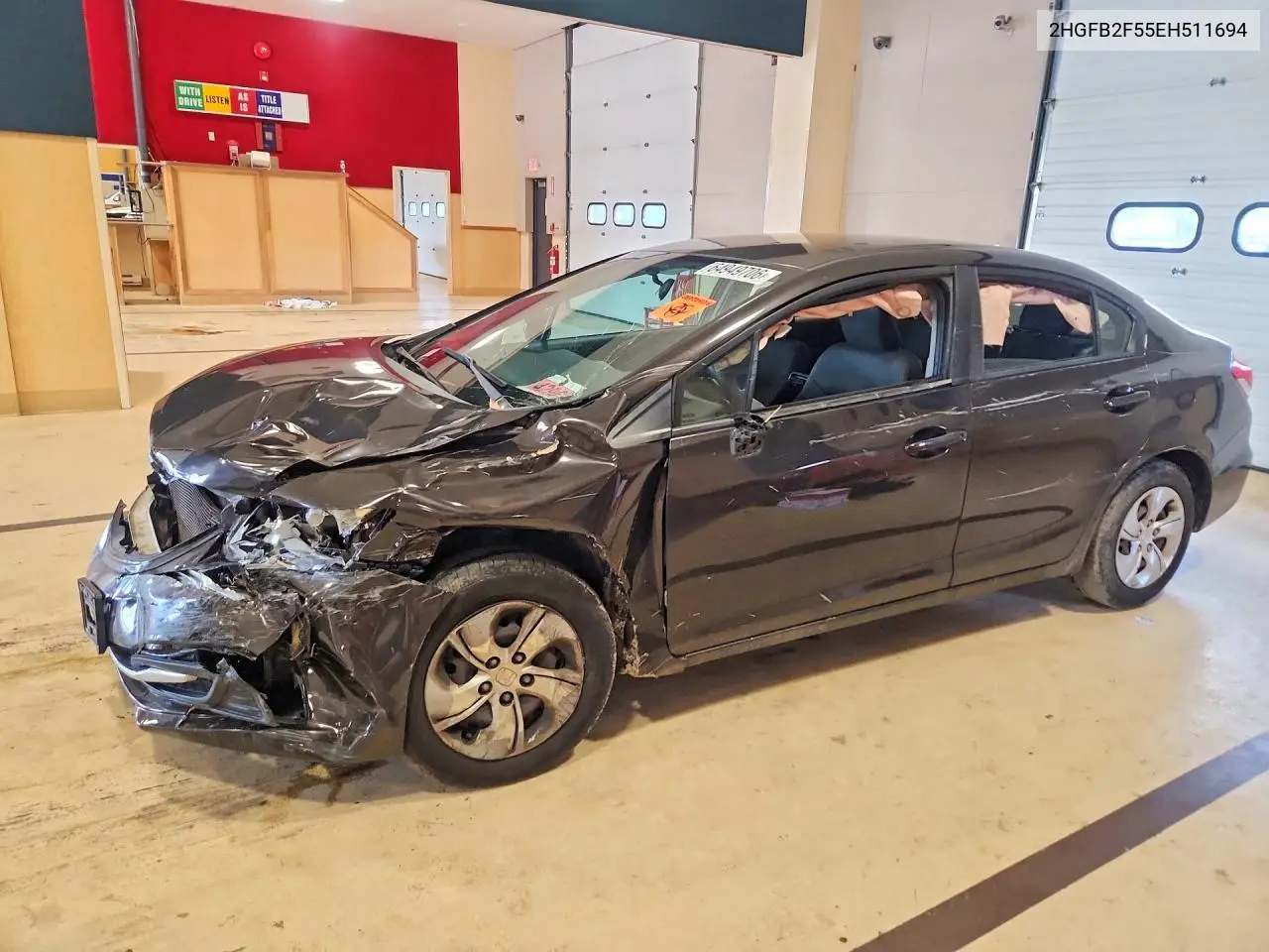 HONDA CIVIC 2014, VIN 2HGFB2F55EH511694