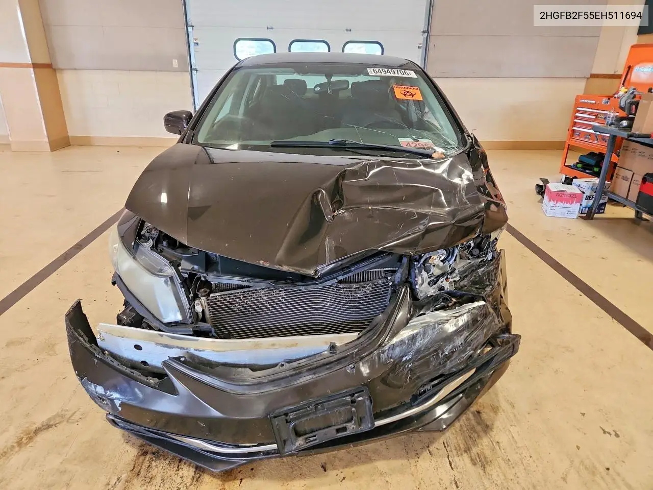 2014 HONDA CIVIC VIN 2HGFB2F55EH511694 — фото 5