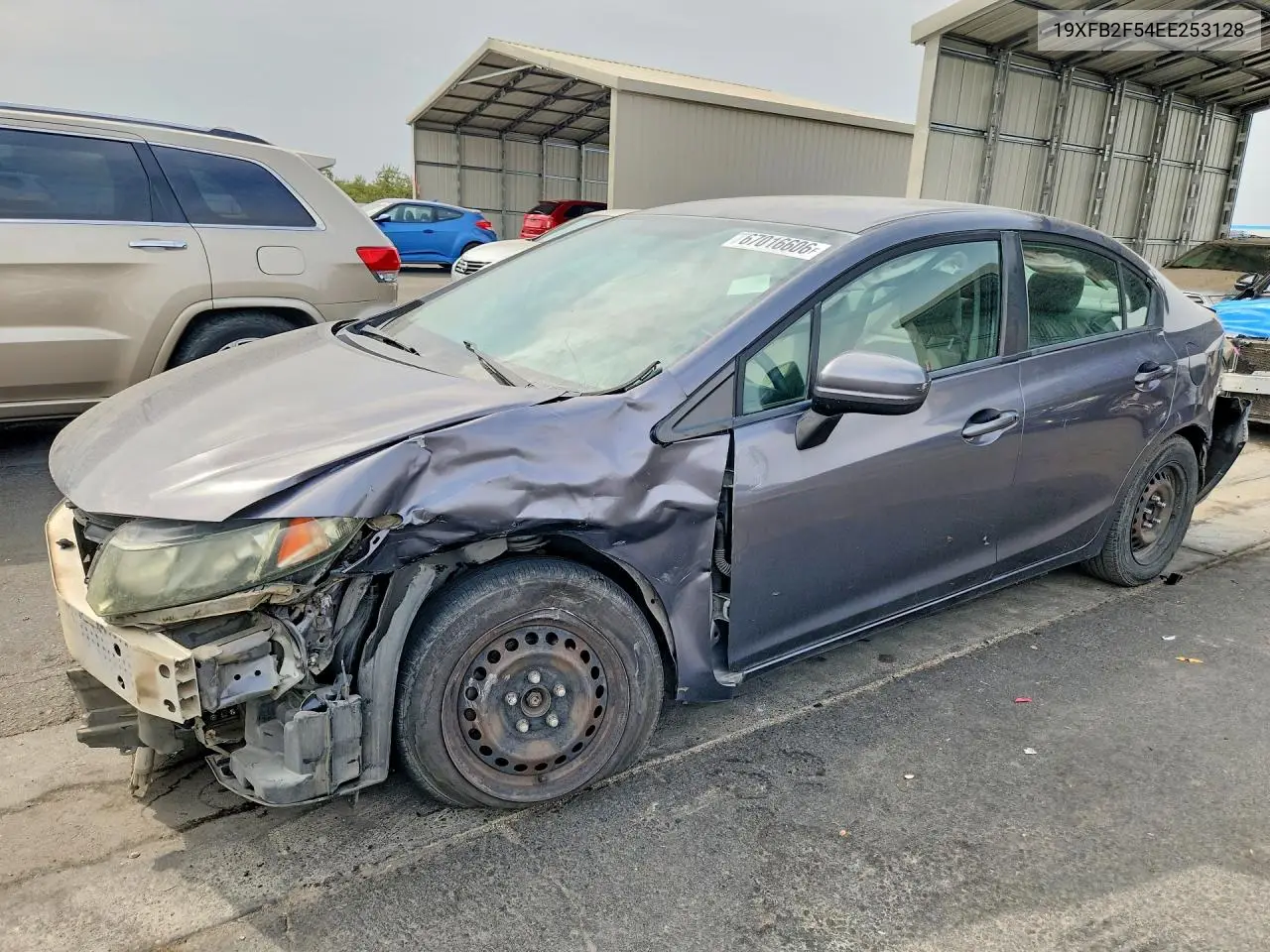 HONDA CIVIC 2014, VIN 19XFB2F54EE253128