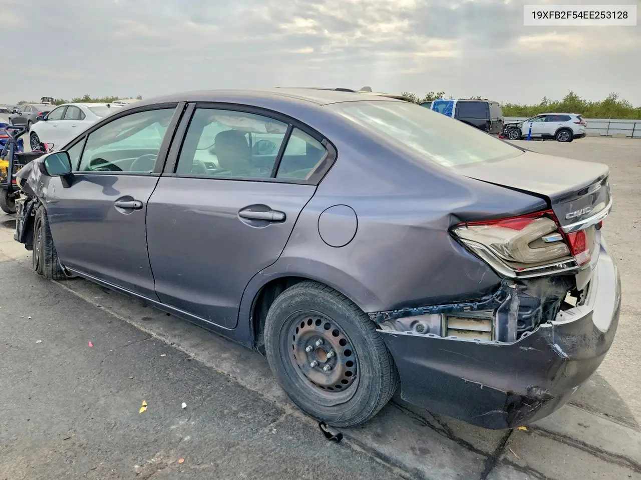 2014 HONDA CIVIC VIN 19XFB2F54EE253128 — фото 2