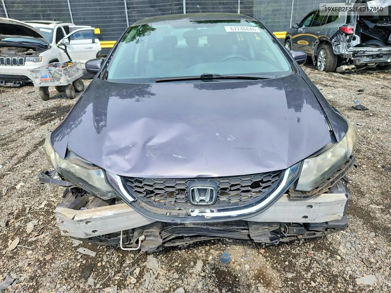 2014 HONDA CIVIC VIN 19XFB2F52EE217860 — фото 5