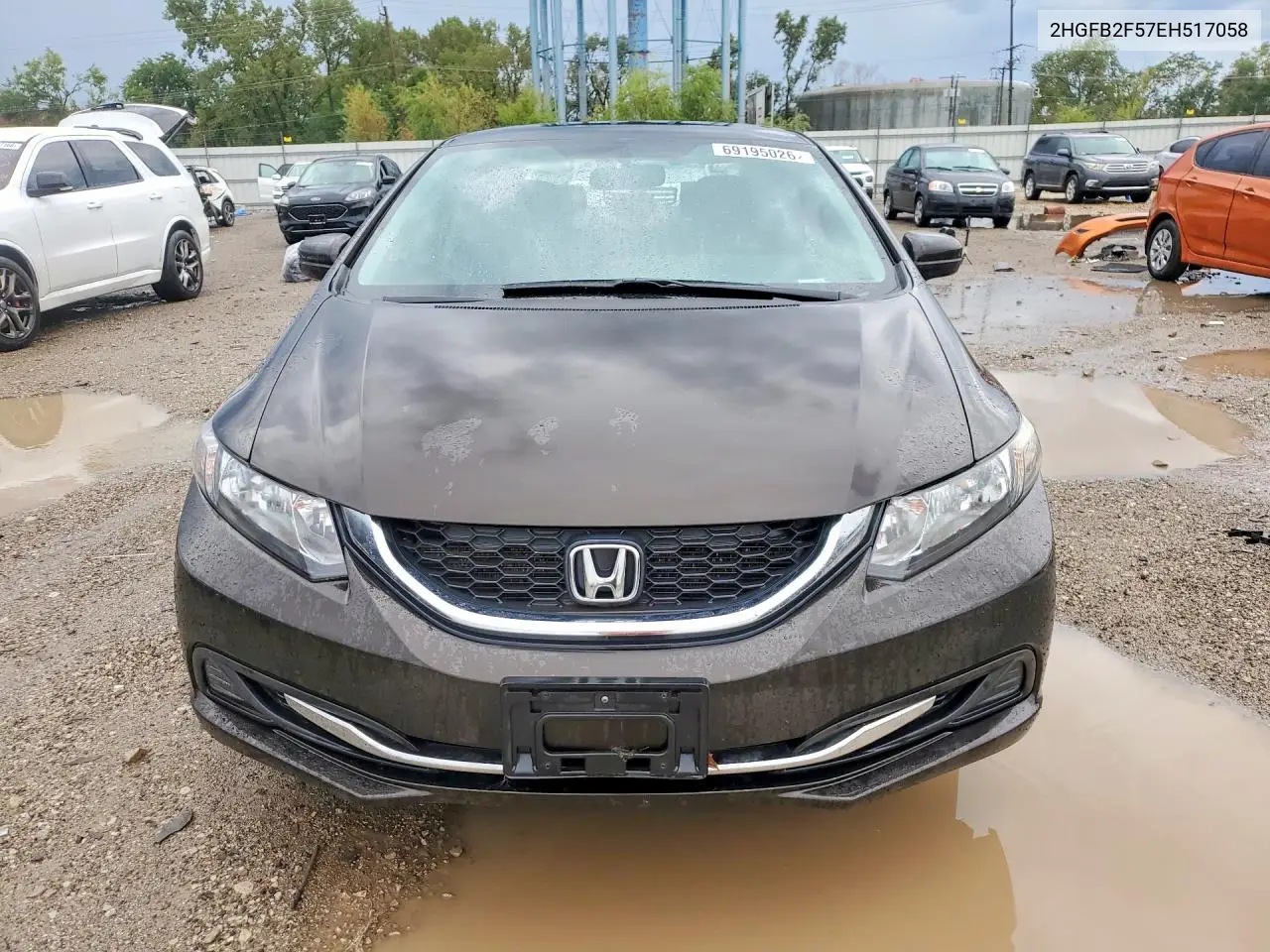 2014 HONDA CIVIC VIN 2HGFB2F57EH517058 — фото 5