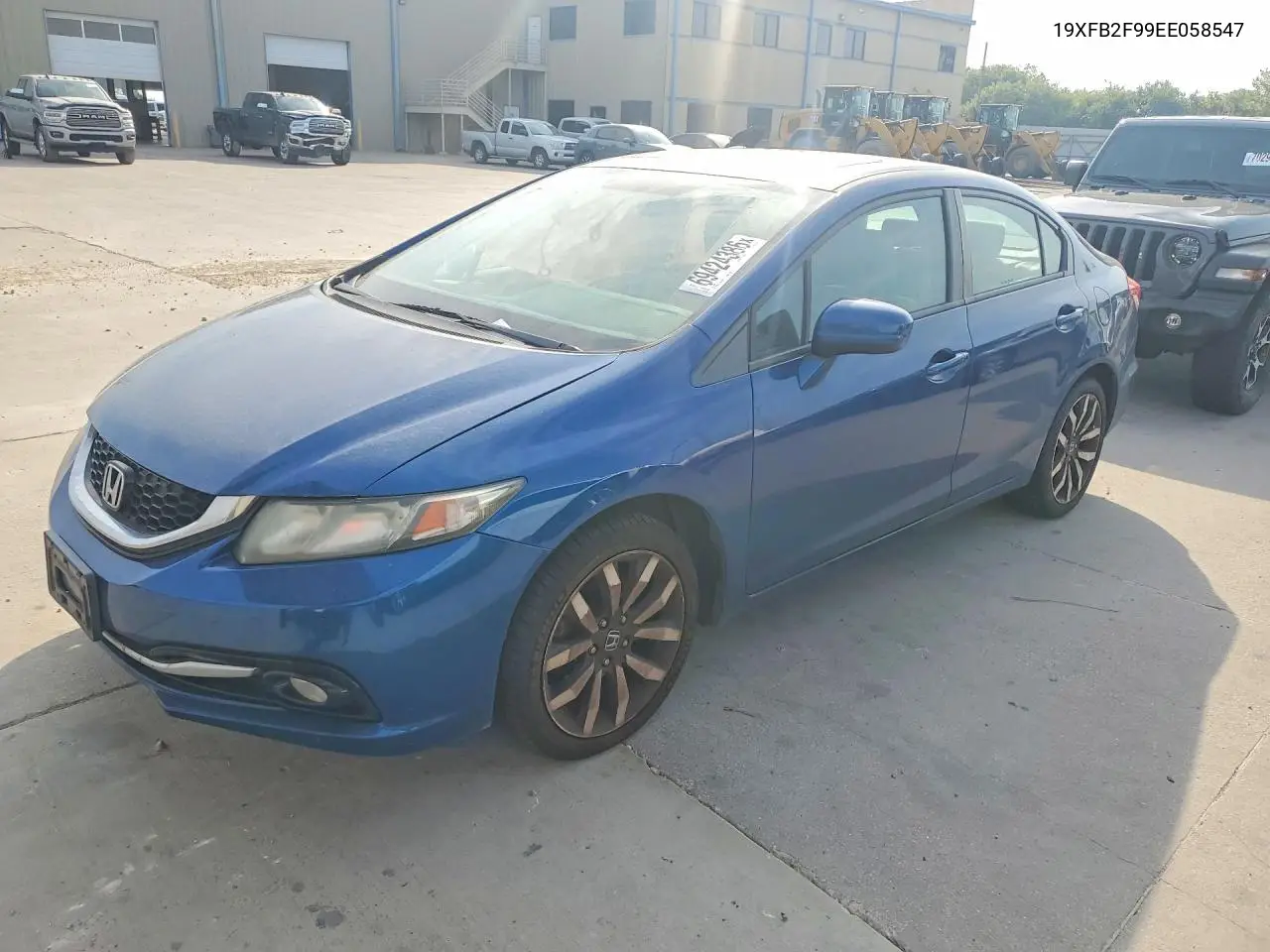 HONDA CIVIC 2014, VIN 19XFB2F99EE058547