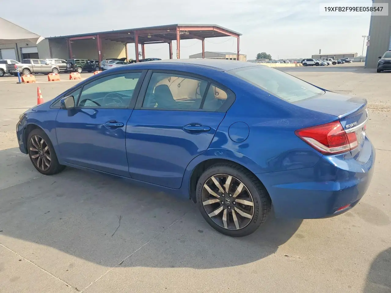 2014 HONDA CIVIC VIN 19XFB2F99EE058547 — фото 2
