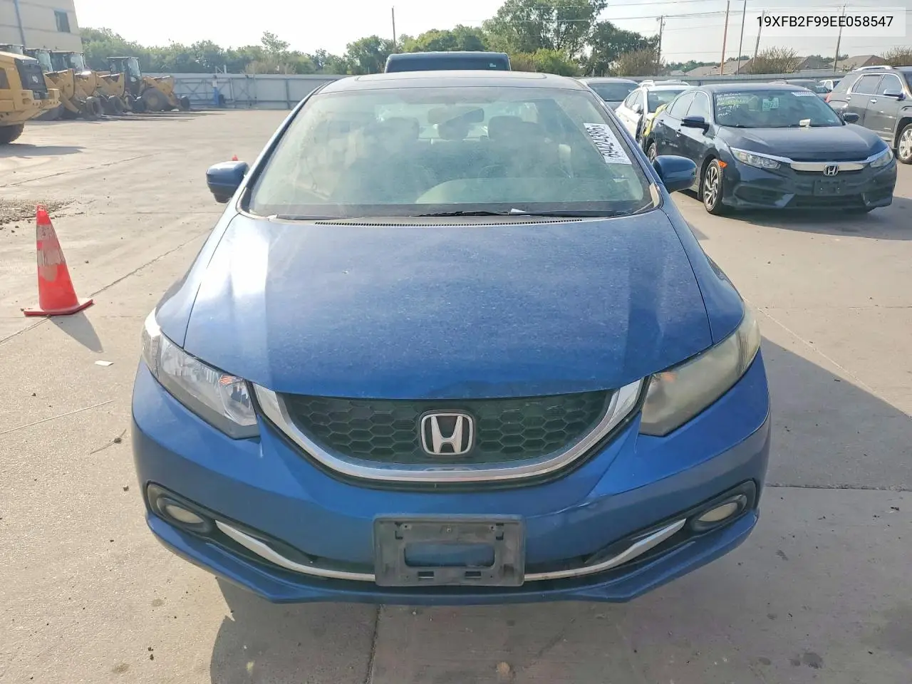 2014 HONDA CIVIC VIN 19XFB2F99EE058547 — фото 5